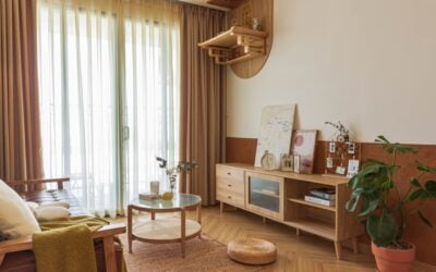 Phong cách hiện đại kết hợp gỗ tự nhiên